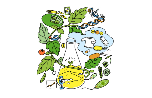 持続的生物生産イメージイラスト