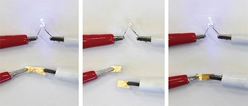 柔軟で自己修復可能な導電体の開発に成功の図